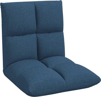 vidaXL Sill&oacute;n Ajustable Azul Tela Vidaxl