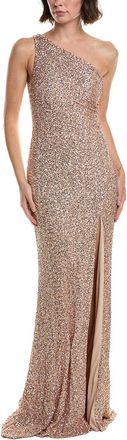 Issue New York Sequin One-Shoulder Maxi Dress