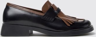 Camper Mocassini penny Twins in pelle con design bicolore e frange