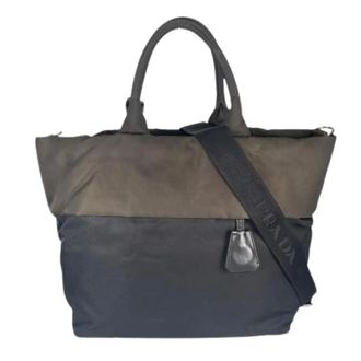 Prada Pre-owned Tote Bags, female, Green, Size: ONE SIZE Pre-owned Vintage Shoulder Bag