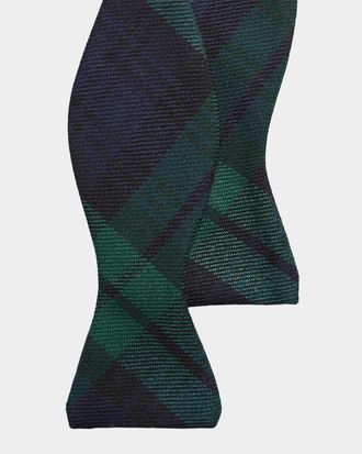 Polo Ralph Lauren Men & apos;s Tartan Wool Bow Tie