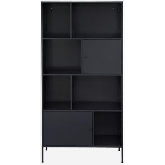 Sweeek Aparador, Mueble De Almacenamiento Industrial De Metal Con 8 Compartimentos