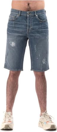 Les Hommes Denim Shorts - Heren - Denim shorts - Blauw - W31 - Denim - Korte Broeken