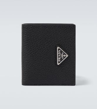Prada Logo leather wallet
