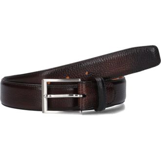 Magnanni Accessoires, Heren, Bruin, 115 CM, Leer, Belt 1078
