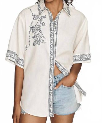 Alemais Lucky Shirt In Ivory