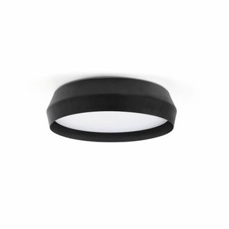 Netlighting Shoku 350 Black Black Wall Ceiling Lamp 24W 2700K