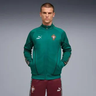 Puma Mens Puma Green Portugal National Team King Anthem Full-Zip Jacket at Nordstrom, Size Medium
