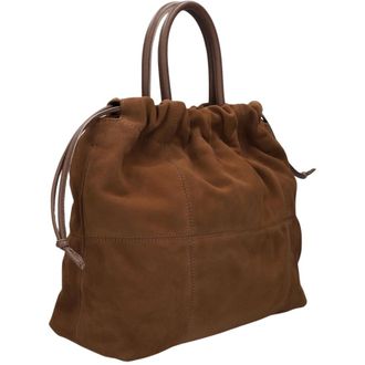 Unisa Dames, Tassen, Bruin, Maat: ONE Size Su&egrave;de