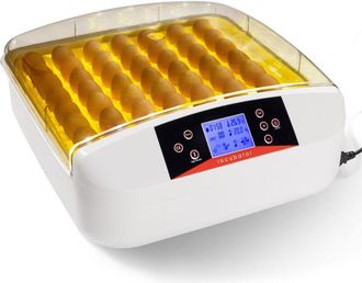 IDMarket Incubatrice automatica pro per 56 uova covatrice, con led, macchina per cova artificiale incubazione uova