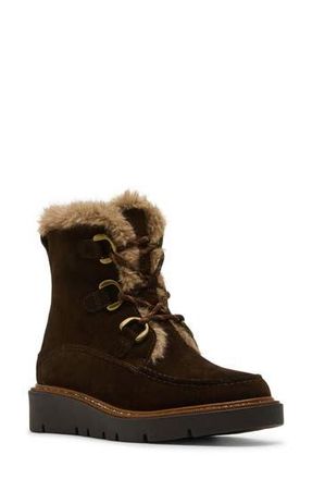 Blondo Monday Waterproof Lace-Up Boot in Java Suede at Nordstrom Rack, Size 5.5