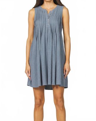 Dear John Denim Floren Mini Dress In Stormy Weather