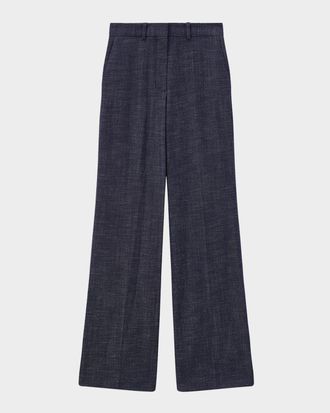 Joseph Morissey Flare-Leg Denim Pants