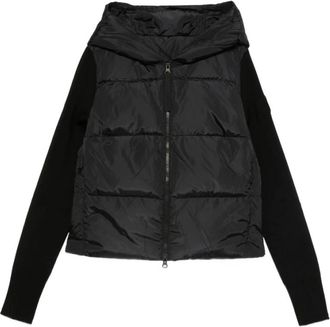 Canada Goose Hy Bridge Wide Quilt Jacket - Dames - Gewatteerde jassen - Zwart - L - Leer - Jassen