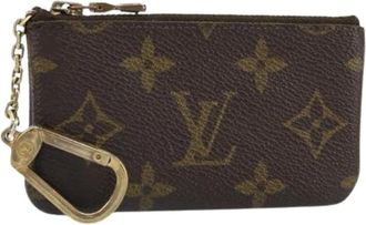 Louis Vuitton Pre-owned Wallets, female, Brown, Size: ONE SIZE Pre-owned Canvas Wallet