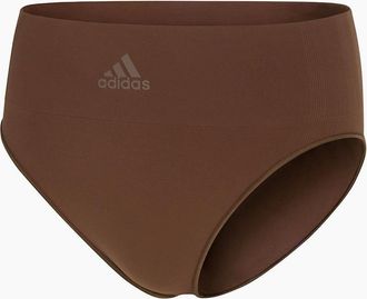adidas Womens Active Seamless Micro Stretch High Leg Brief - Brown - Size: 18 2xl