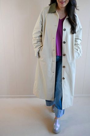 Greylin Walcott Way Trench Coat In Beige