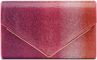 Raf&eacute; New York Candy Diamante Envelope Clutch in Fuchsia /Orange at Nordstrom, Size Small