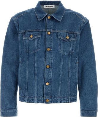 Jil Sander Blue Regular Denim Jacket