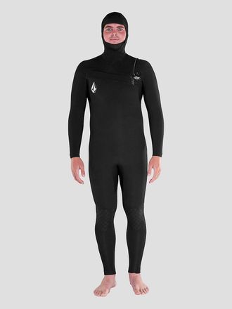 Volcom 5/4/3mm Hood Chestzip Full Neoprenanzug schwarz