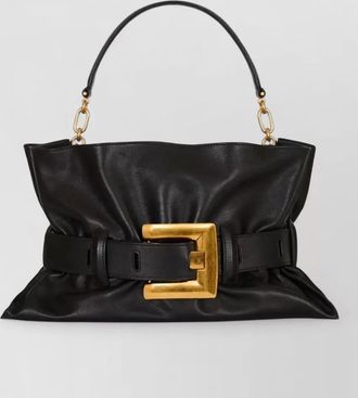 Balmain medium shoulder bag adjustable strap
