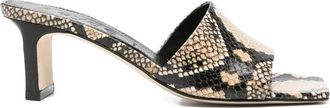 Aeyde Hoge Muil met Vierkante Neus - Dames - Muiltjes - Veelkleurig - 38 EU - Schoenen
