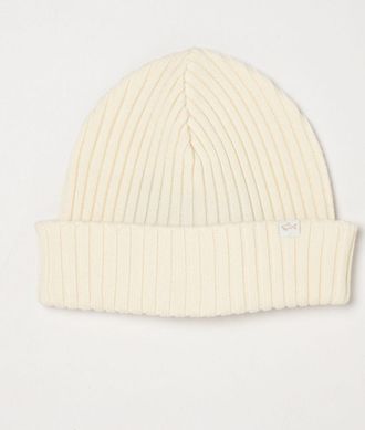 Paul & Shark Solid Color Pure Wool Beanie Hat