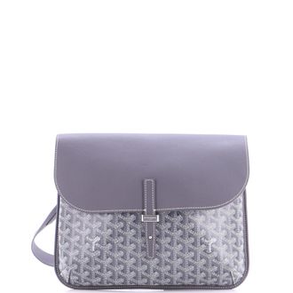 Goyard Coursier Messenger Bag Coated Canvas and Leather