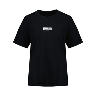 Maison Margiela T-Shirts, male, Black, L, Cotton T-Shirt