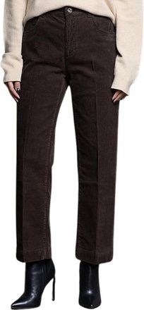 Kaos Pantaloni a cinque tasche in velluto a coste - - Trousers - Donna - Marrone - W31