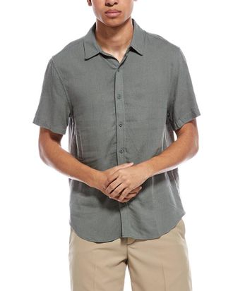 Onia Standard Linen-Blend Shirt