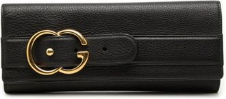 Gucci Black Leather Clutch Bag (Pre-Owned)