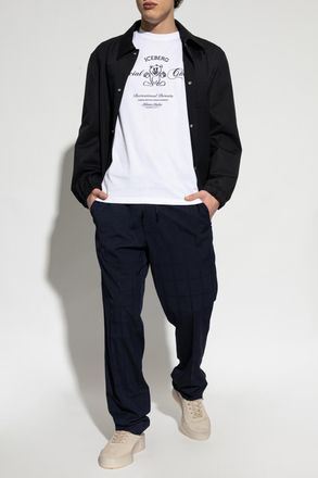 Iceberg T-shirt With Print, Mens, White