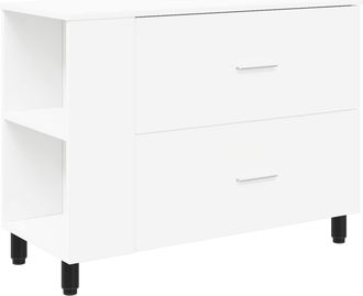 vidaXL Unidad De Tocador De Ba&ntilde;o Blanco 80 X 35 X 60 Cm Vidaxl