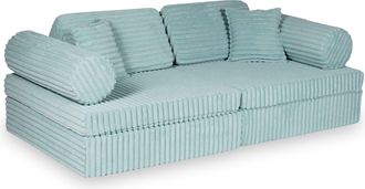 OEM Sof&aacute; De Juegos Montessori Comfort Waffle Color Menta Claro