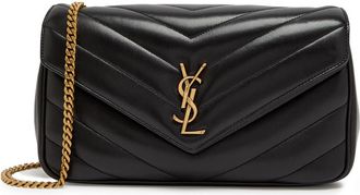 Saint Laurent Loulou Medium Quilted Leather Shoulder bag - Black - One Size