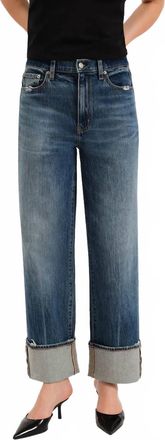 Daze Eastside High Rise Loose Jeans In Crush Hour Wash