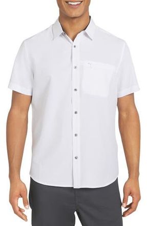 DKNY Lenox Tech Shirt in White at Nordstrom Rack, Size X-Large