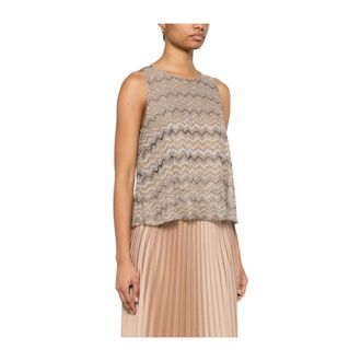 Kaos Kaos, Tops, Dames, Veelkleurig, M, Canotta Lurex