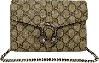 Gucci Pre-owned Gucci GG Supreme Dionysus Wallet on Chain Ladies 401231 2184