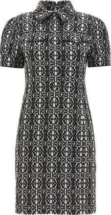 Max Mara Bicolor Polyester Short Womens Dress