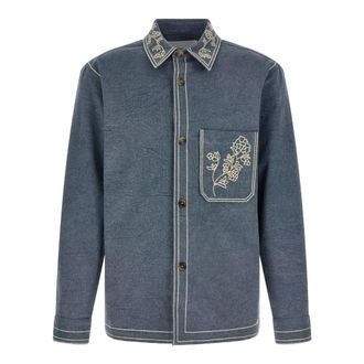 Isabel Marant Rudy Overshirt - male - Isabel Marant - Denim Shirts - Blue - S - Shirts
