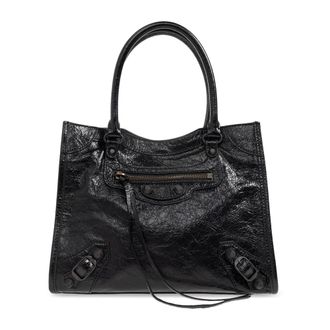 Balenciaga Handbags, female, Black, Size: ONE SIZE Le City Tote Mini bag