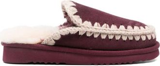Mou Eskimo Slipper - Dames - Pantoffels - Paars - 37 EU - Leer - Schoenen