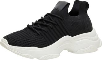 Cushionaire Womens Apolo Knit Sneaker In Black