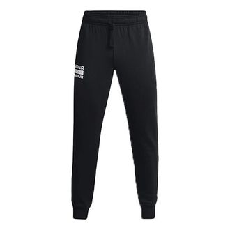 Under Armour Rival Fleece Signature Joggers Black 1366366-001