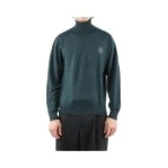Dr&ocirc;le de Monsieur D Mirror Wool Silk Turtleneck - Knitwear - Hombre - Verde - XL