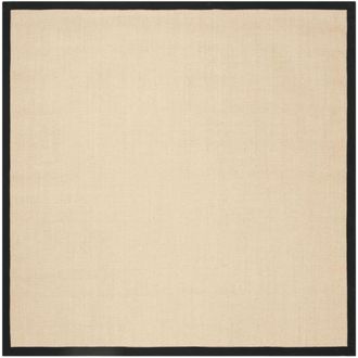 Safavieh Alfombra sisal beige/nero 183 x 183 cm