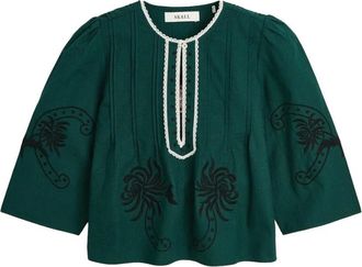Skall Studio Blouses - Dames - Blouses - Groen - S - Overhemden