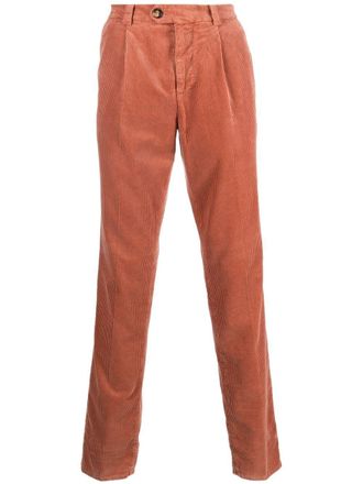 Brunello Cucinelli Pantaloni a coste - Arancione